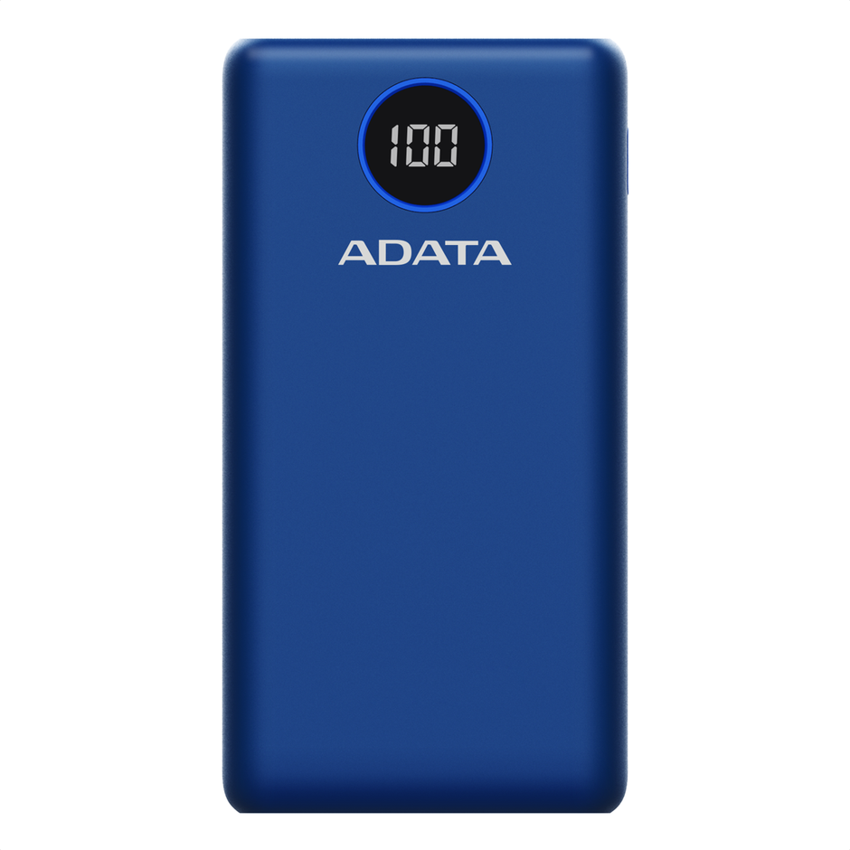 Power Bank 20000mah Carga Rápida Qc/pd Adata P20000qcd Azul