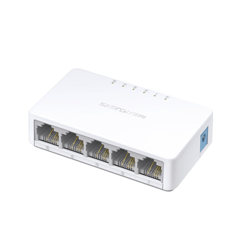 Switch De Escritorio De 5 Puertos 10/100mbps, Mercusys Ms105