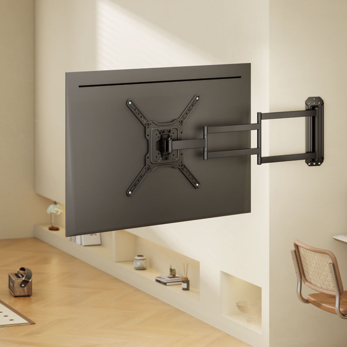 Soporte Tv Extra Largo 95cm Techgo Spb-445xl, 23''»65''/35kg