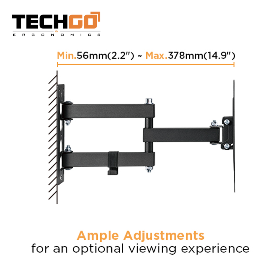 Soporte De Pared Tv/monitor 23''»55''/30kg, Techgo Spb-2206