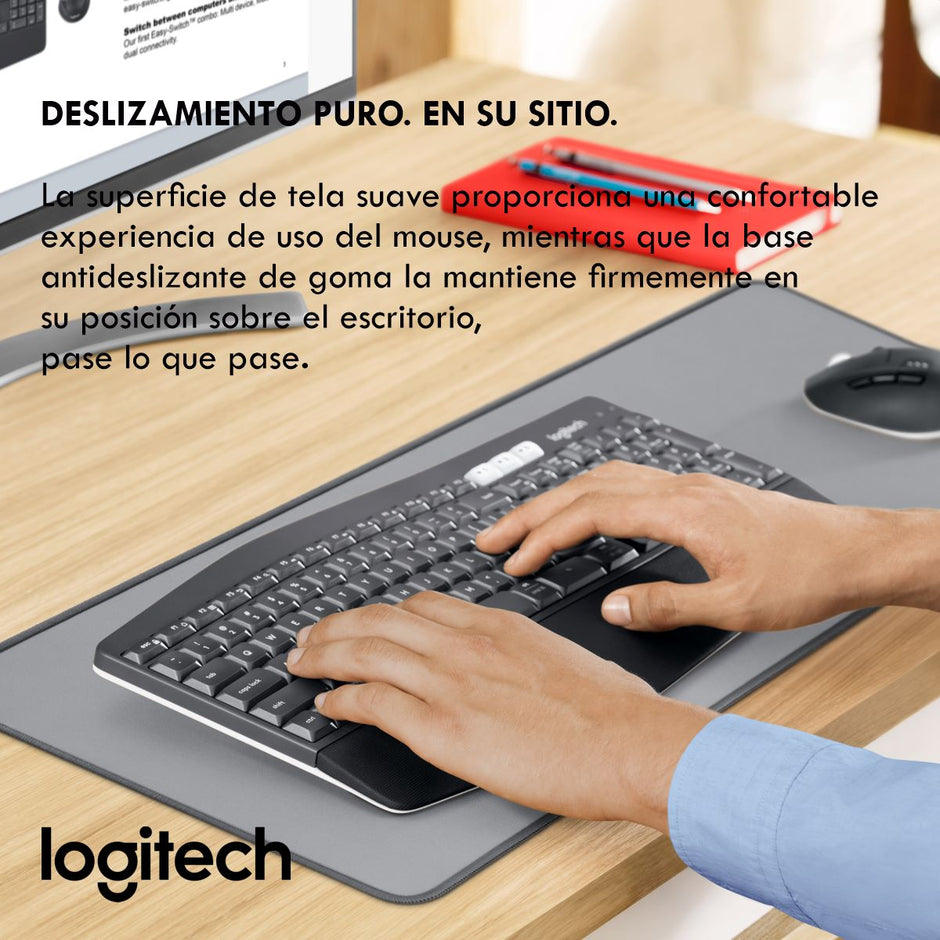 Alfombrilla De Escritorio Logitech Desk Mat Studio Series Gris