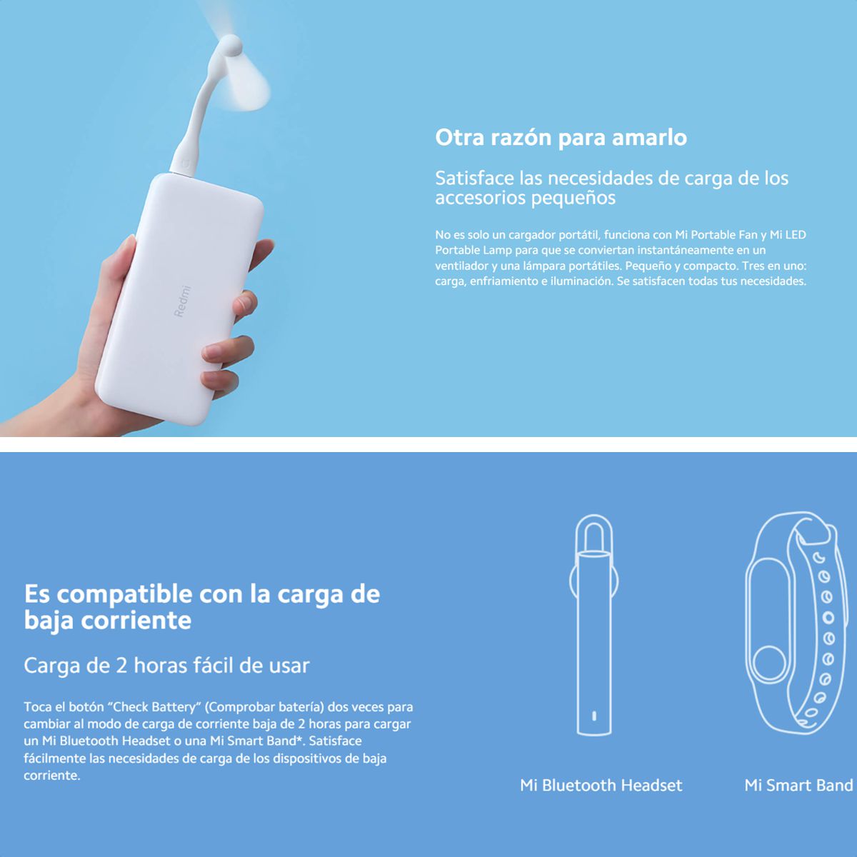 Xiaomi Redmi Power Bank 10000mah Carga Rápida 10w/37wh Usb-c