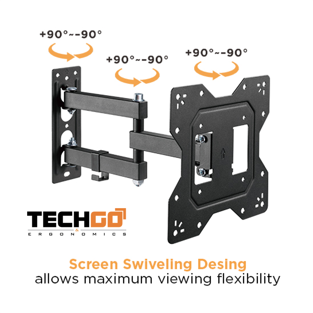 Soporte De Pared Tv/monitor 23''»55''/30kg, Techgo Spb-2206