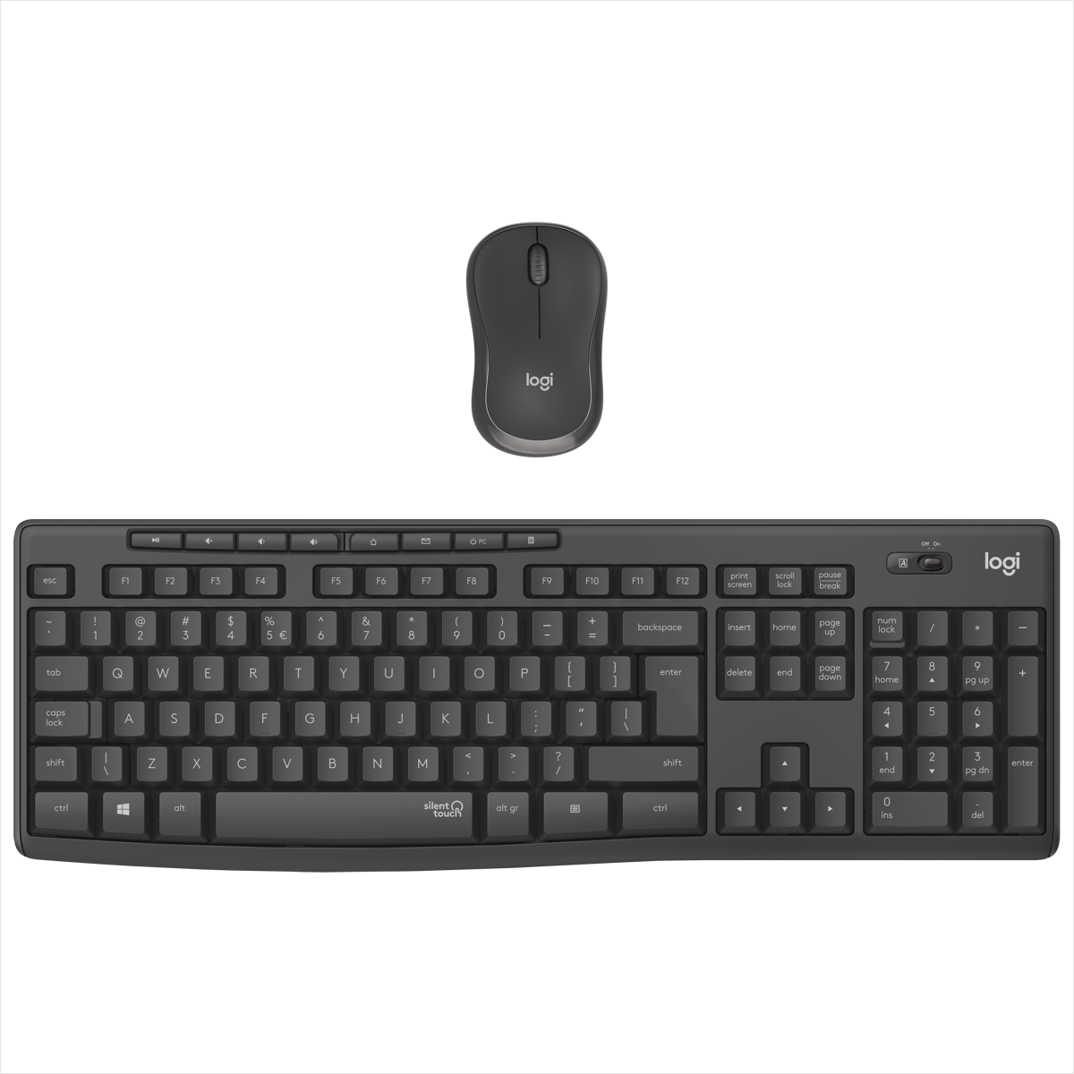 Logitech Mk295, Combo Inalámbrico Silencioso Teclado Y Mouse