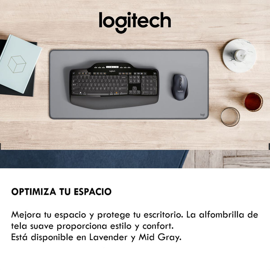 Alfombrilla De Escritorio Logitech Desk Mat Studio Series Gris