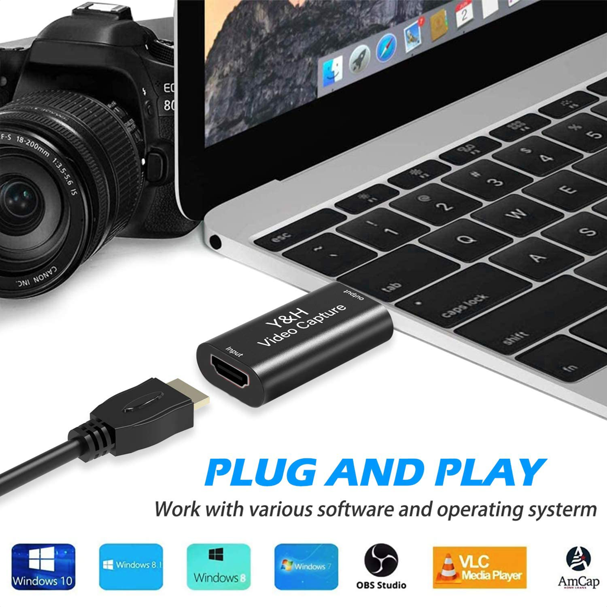 Capturadora De Video / Streaming De Hdmi A Usb, 4k / 1080p