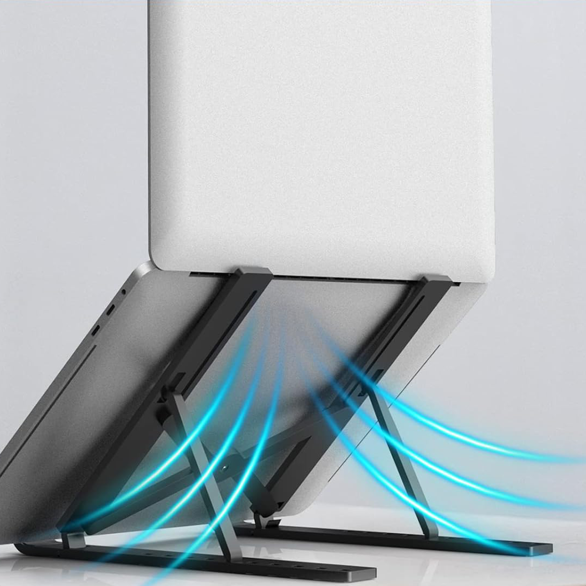 Base Soporte Para Portátil Ergonómica Reclinable 10 Niveles