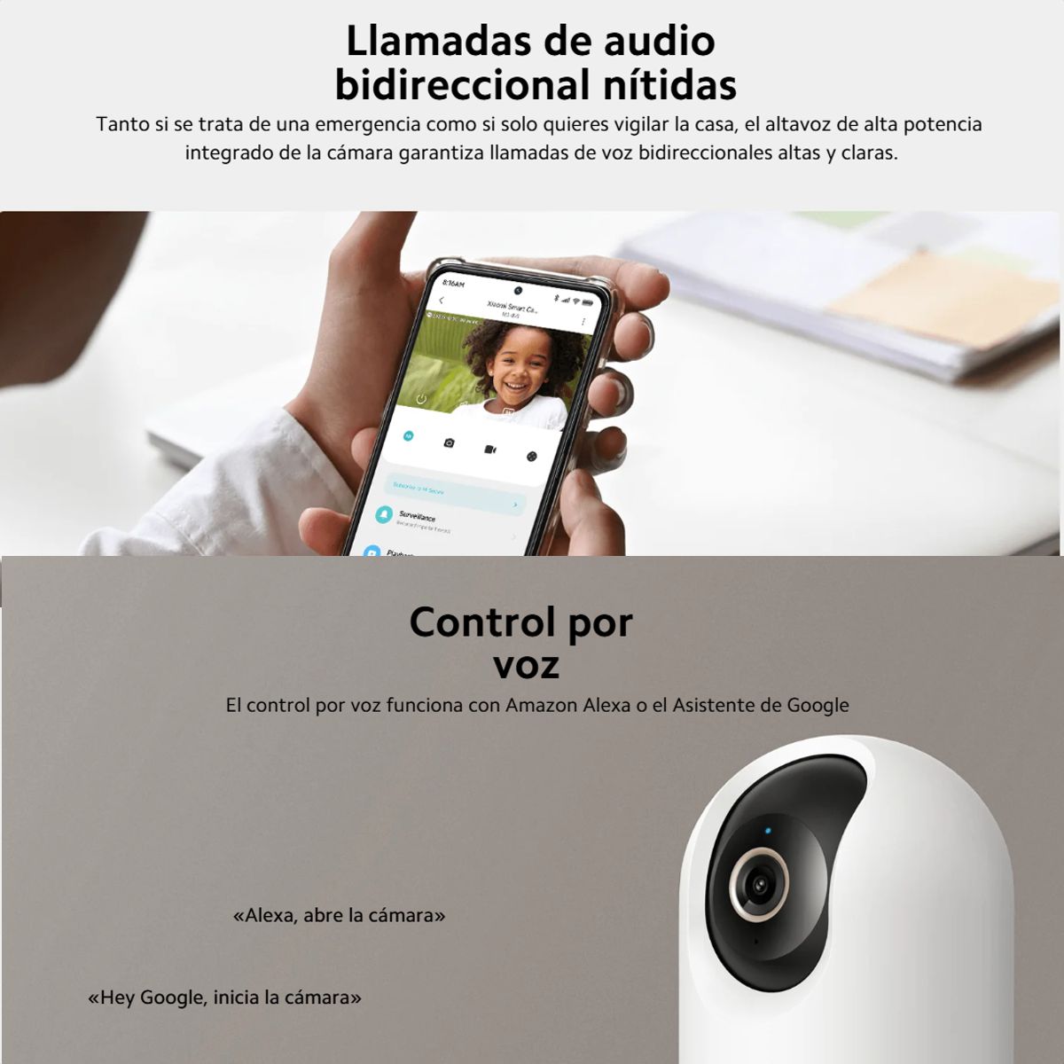 Xiaomi C500 Pro, Cámara Seguridad 5mp Smart Ai Mascotas Hdr