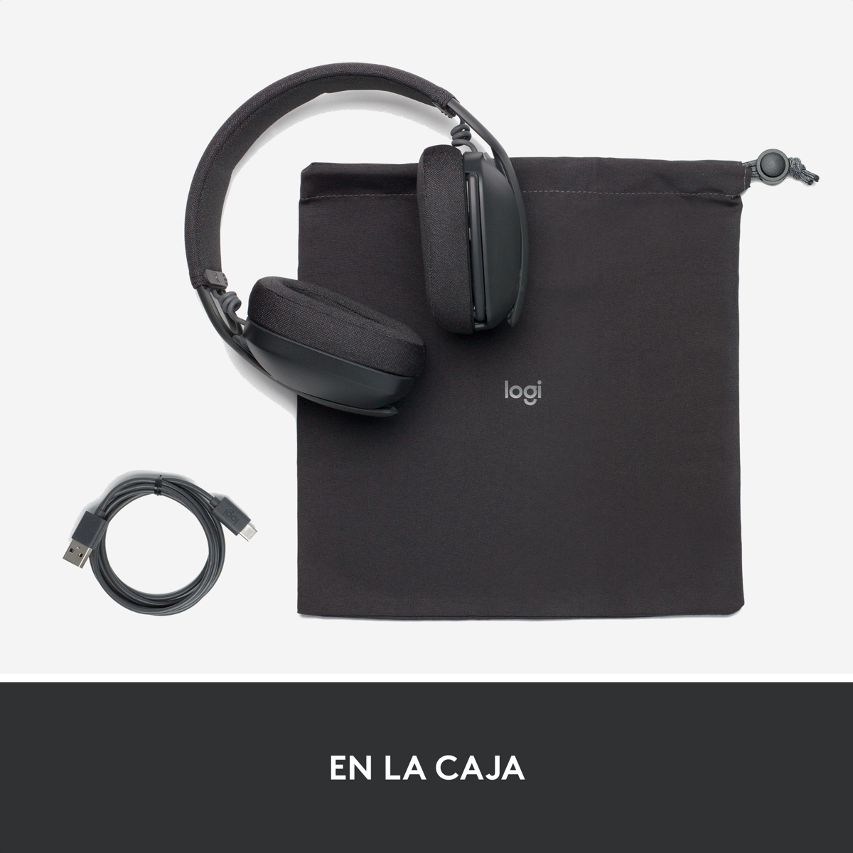 Diadema Profesional Inalámbrica & Bt Logitech Zone Vibe 100