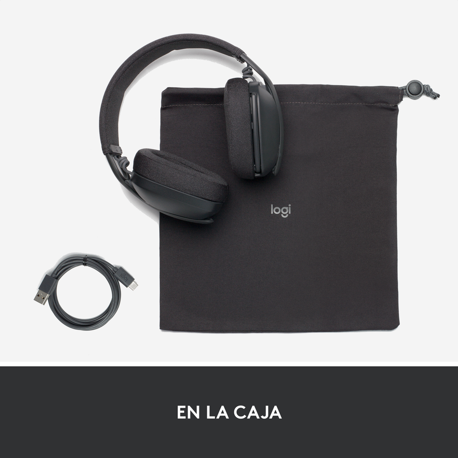 Diadema Profesional Inalámbrica & Bt Logitech Zone Vibe 100