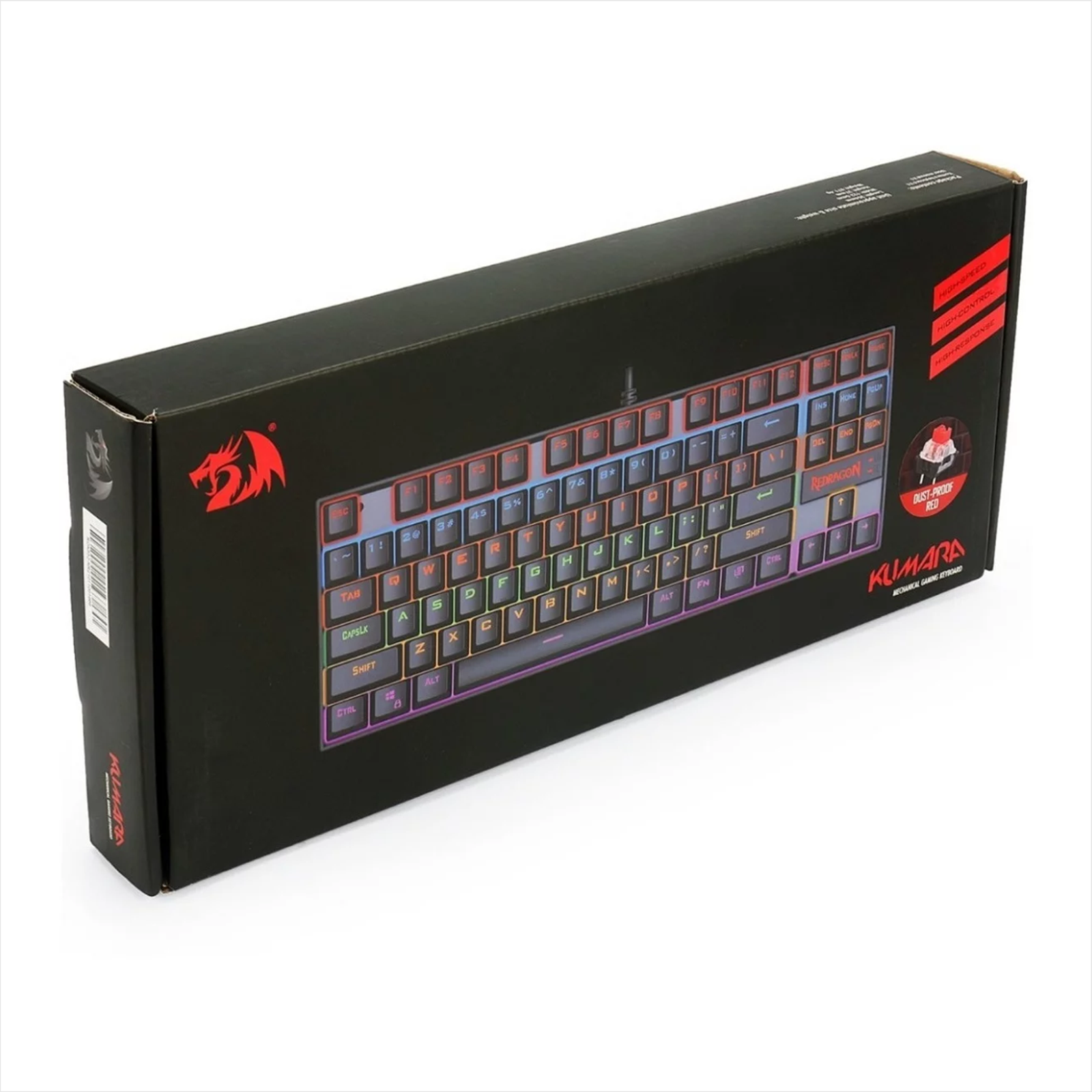 Teclado Gamer Mecánico Redragon K552-kr Kumara 2, Switch Red