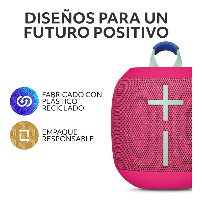 Ultimate Ears Wonderboom 4, Parlante Bluetooth Rosa
