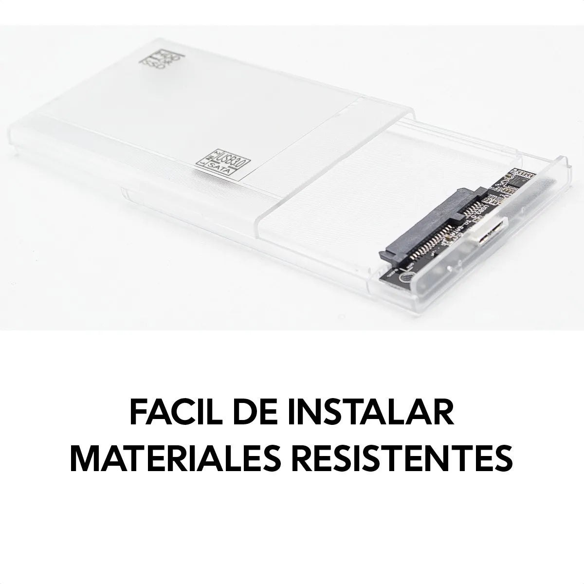 Caja Externa Transparente Disco Duro Y Ssd 2.5'' Usb 3.0/2.0