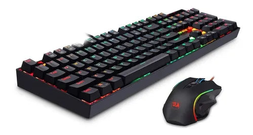 Combo Gamer Redragon K551rgb, Teclado Mecánico + Mouse M607