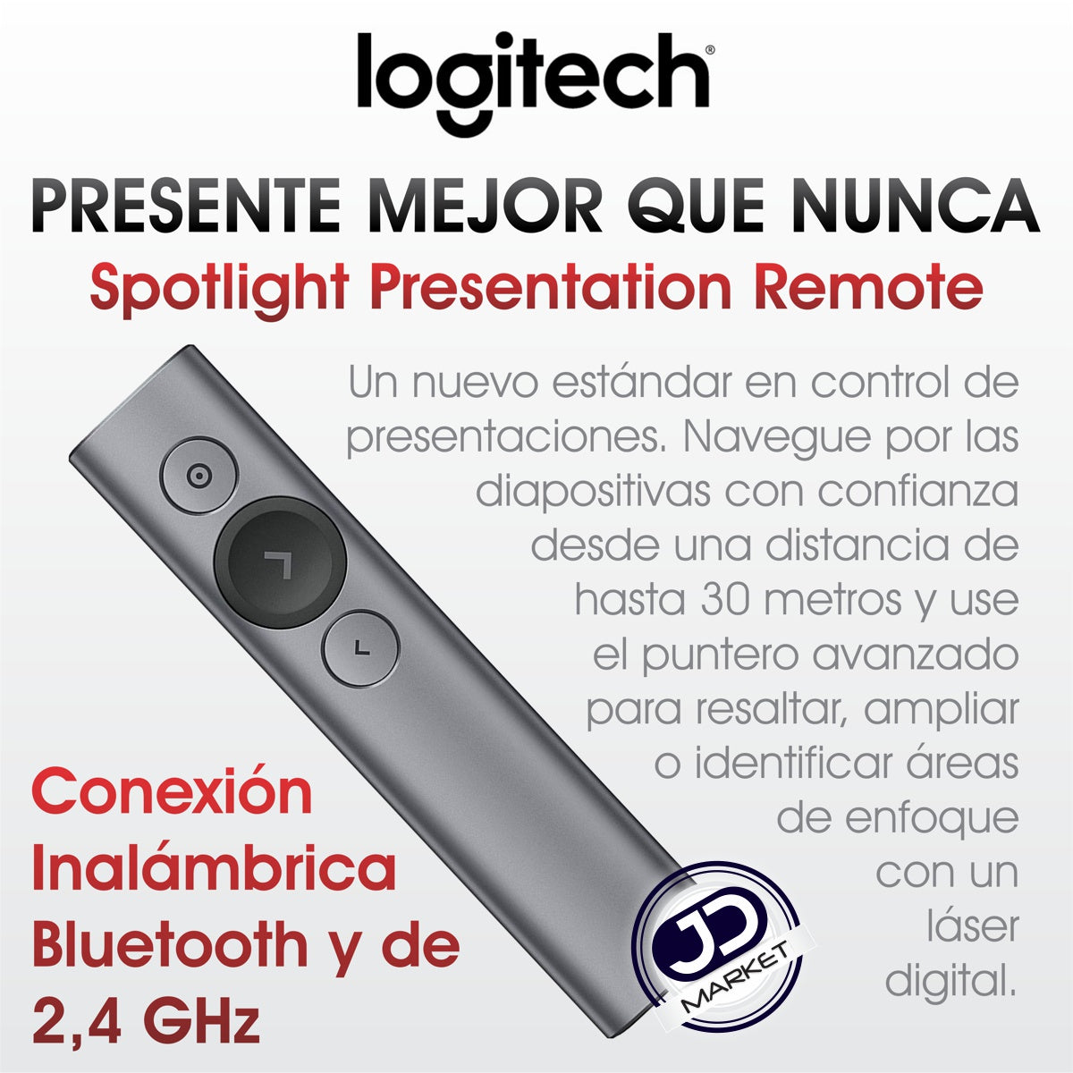 Señalador / Presentador Remoto Avanzado Logitech Spotlight