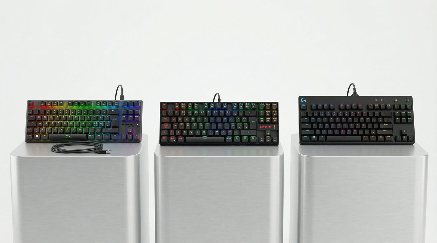 Redragon vs HyperX vs Logitech: ¿Qué teclado mecánico TKL comprar?