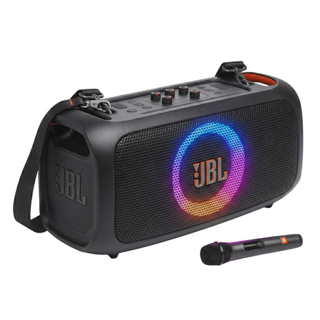 Altavoz Portátil JBL PartyBox On-the-Go Essential para Fiestas con Luces y Micrófono Inalámbrico