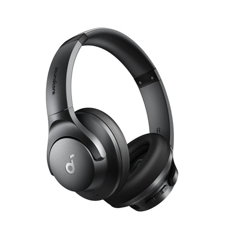 Audífonos Diadema Bluetooth Soundcore Q20i Cancelación Ruido Híbrida Hi-Res Batería ANC 40h/60h - Negro