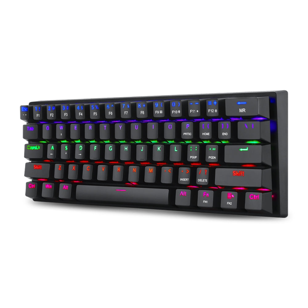 T-Dagger Teclado Mecánico T-TGK321 Arena Lite Switch Red 60% Rainbow Español LAT negro antighosting RGB