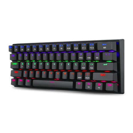 T-Dagger Teclado Mecánico T-TGK321 Arena Lite Switch Red 60% Rainbow Español LAT negro antighosting RGB