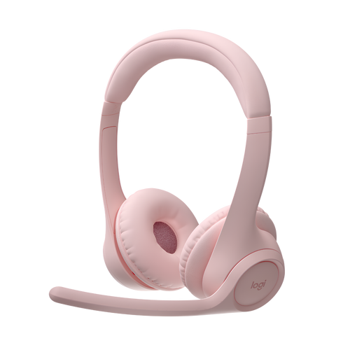 Diadema Profesional Bluetooth, Logitech Zone 300, Con Micrófono, Rosa