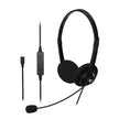 Diadema con Microfono Xtech XTH-245 USB-C Controlador Incorporado - Negro