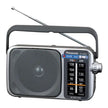 Radio Portátil Panasonic RF-2400D AM/FM Sintonizador Digital AFC Corriente/Pilas LED Altavoz 10cm - Plata
