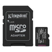 Memoria Micro SD Kingston 128GB Canvas Select Plus A1 C10 U1 V10 150MB/s con Adaptador SD - Original
