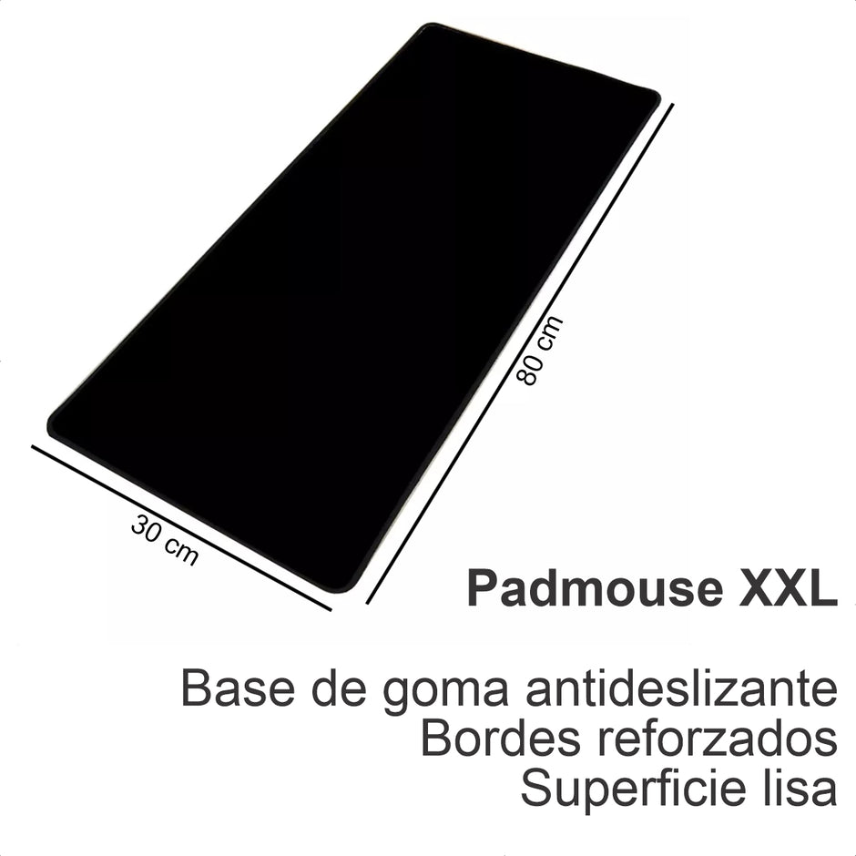 Pad Mouse Extra Largo Xxl  Antideslizante 800mm X 300mm