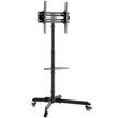 Soporte Móvil con Ruedas para TV de 32'' a 55'' TechGo SPR-6403 hasta 35kg + 1 Repisa