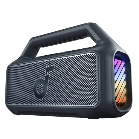 Parlante Bluetooth Anker Soundcore Boom 2 Potente 2.1 con BassUp 2.0 IPX7 Batería 24h y Luces LED