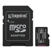 Memoria Micro SD Kingston 64GB Canvas Select Plus A1 C10 U1 V10 100MB/s con Adaptador SD - Original