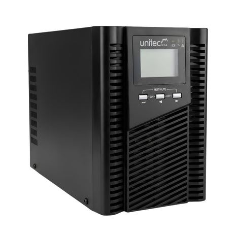UPS Online Unitec UN-900 1000VA 900W Doble Conversión LCD USB RS232 con 4 Tomas NEMA