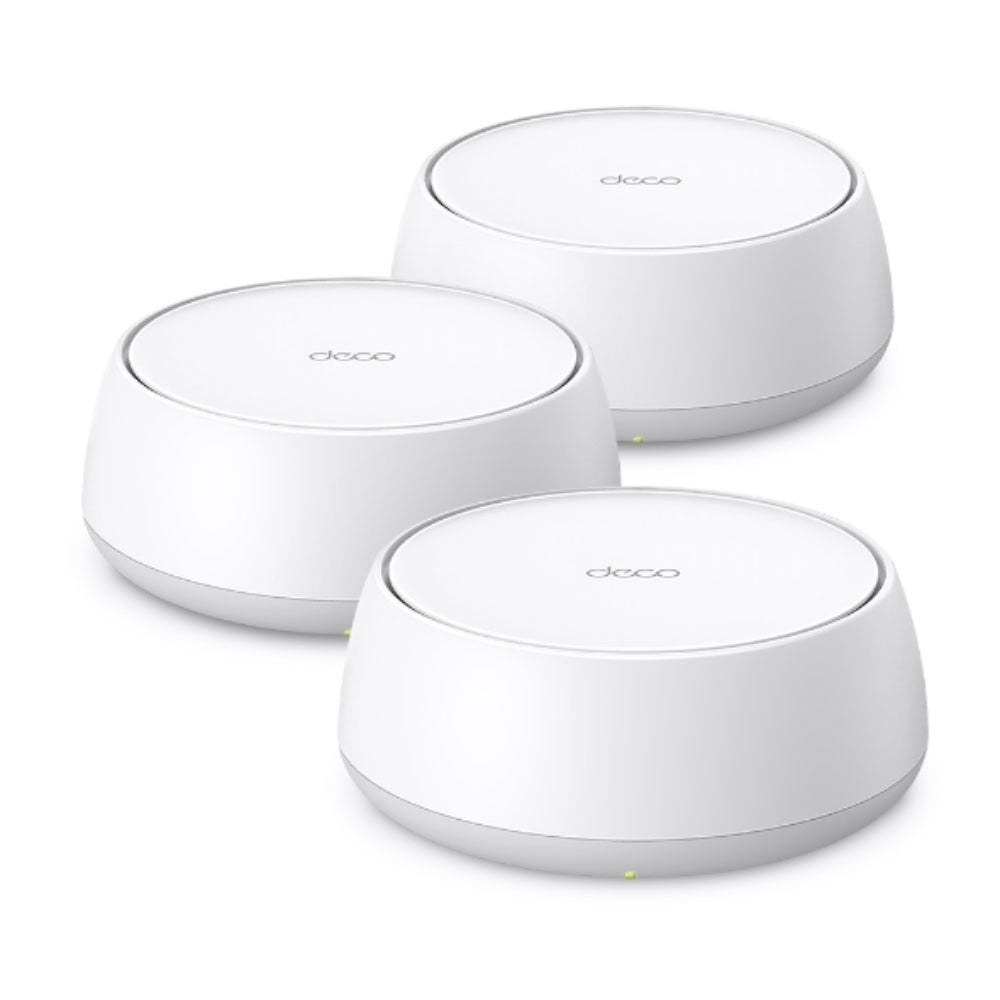 Sistema WiFi 7 Mesh BE5000 TP-Link Deco BE25 (3-pack) Red a 5012Mbps en Malla para el Hogar