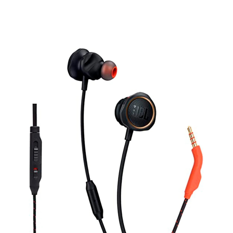 Audífonos Gamer In-Ear JBL Quantum 50 QuantumSOUND Micrófono Orientado Voz Slider Volumen 3.5mm - Negro