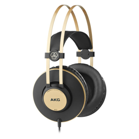 Audífonos de Estudio AKG K92 Profesionales Cerrados Monitoreo 40mm 16Hz-22kHz Cable 3m - Negro/Oro