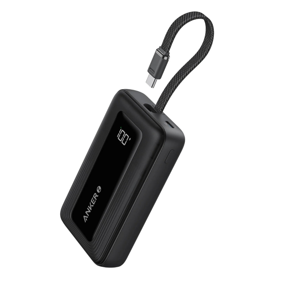 Batería Power Bank Anker Zolo 10000mah Cable Integrado Usb-c