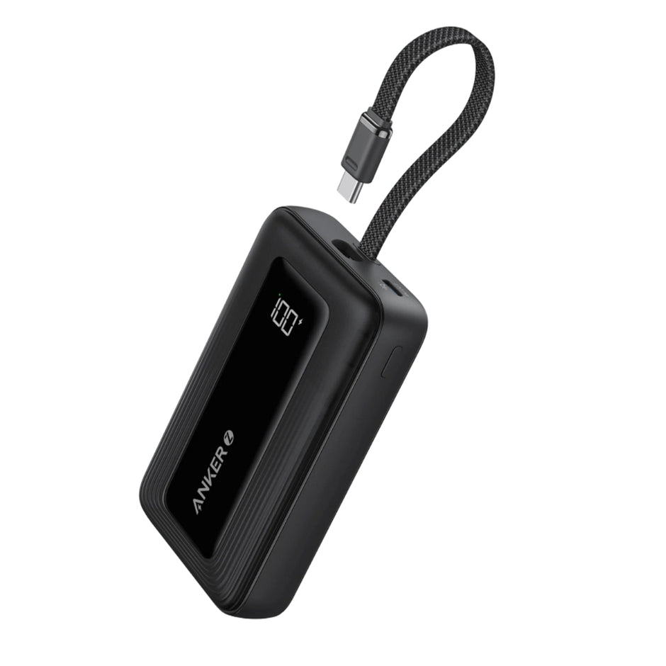 Batería Power Bank Anker Zolo 10000mah Cable Integrado Usb-c