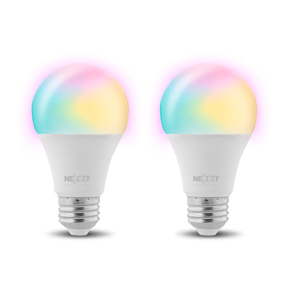Bombilla Led Rgb Inteligente Wifi Nexxt Nhb-c110m, 2 Pack