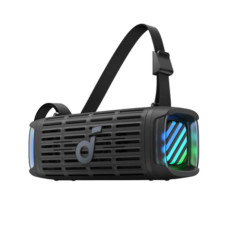 Parlante Bluetooth Soundcore Boom 3i Protección IP68 Polvo y Agua Mar 50W RMS Batería 16h Luces LED App