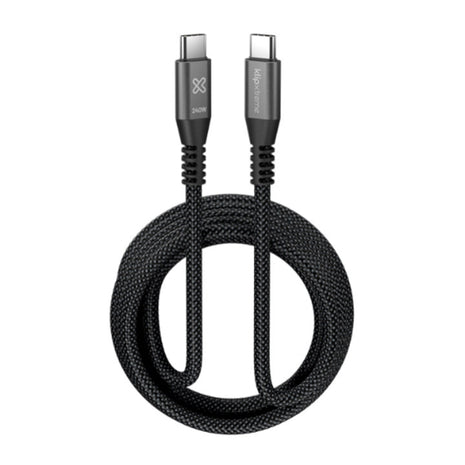 Cable Trenzado Klipxtreme PowerGo 750, USB-C a USB-C, 3 Metros, 240W, Negro
