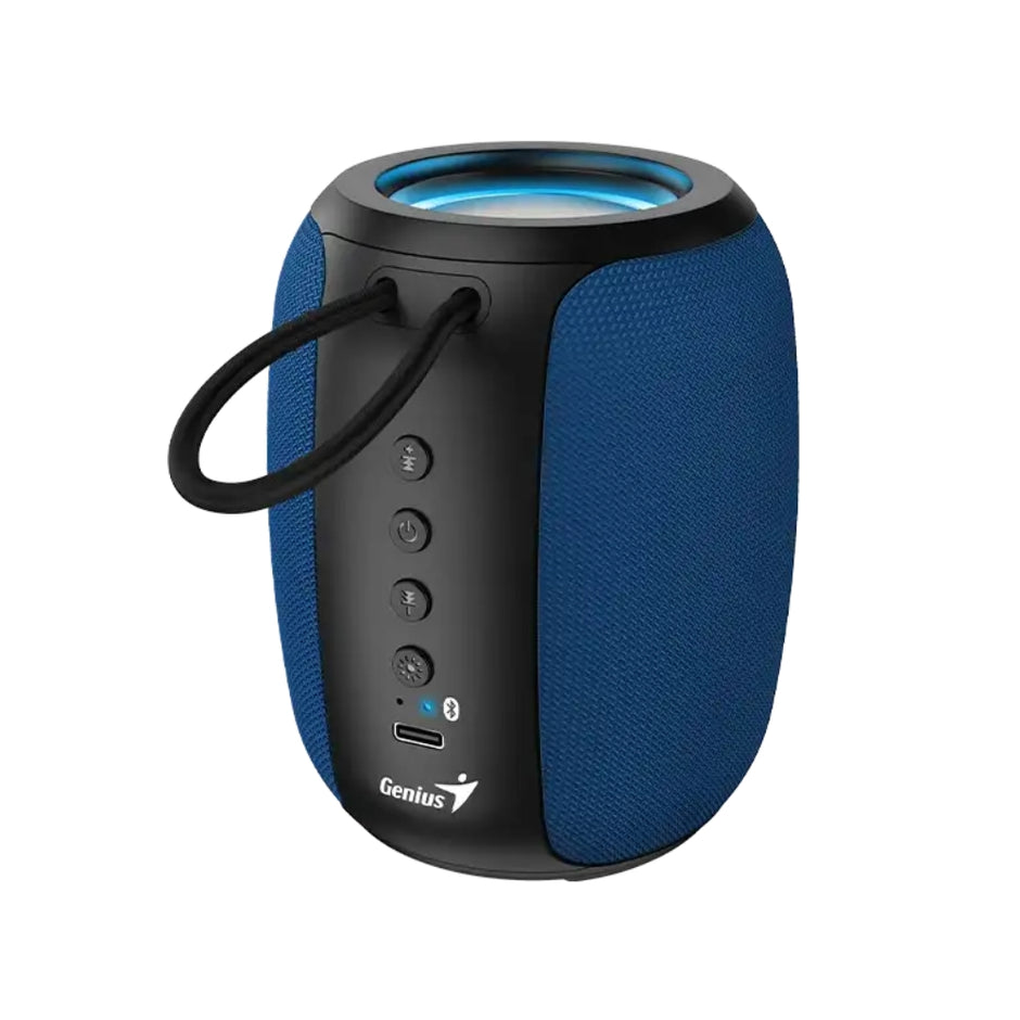 Parlante Portatil Genius Sp-915bt con Microfono Bluetooth 5.3 USB-C - Azul