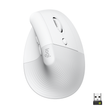 Mouse Ergonómico Vertical Logitech Lift, Inalámbrico para Manos Pequeñas y Medianas, Blanco
