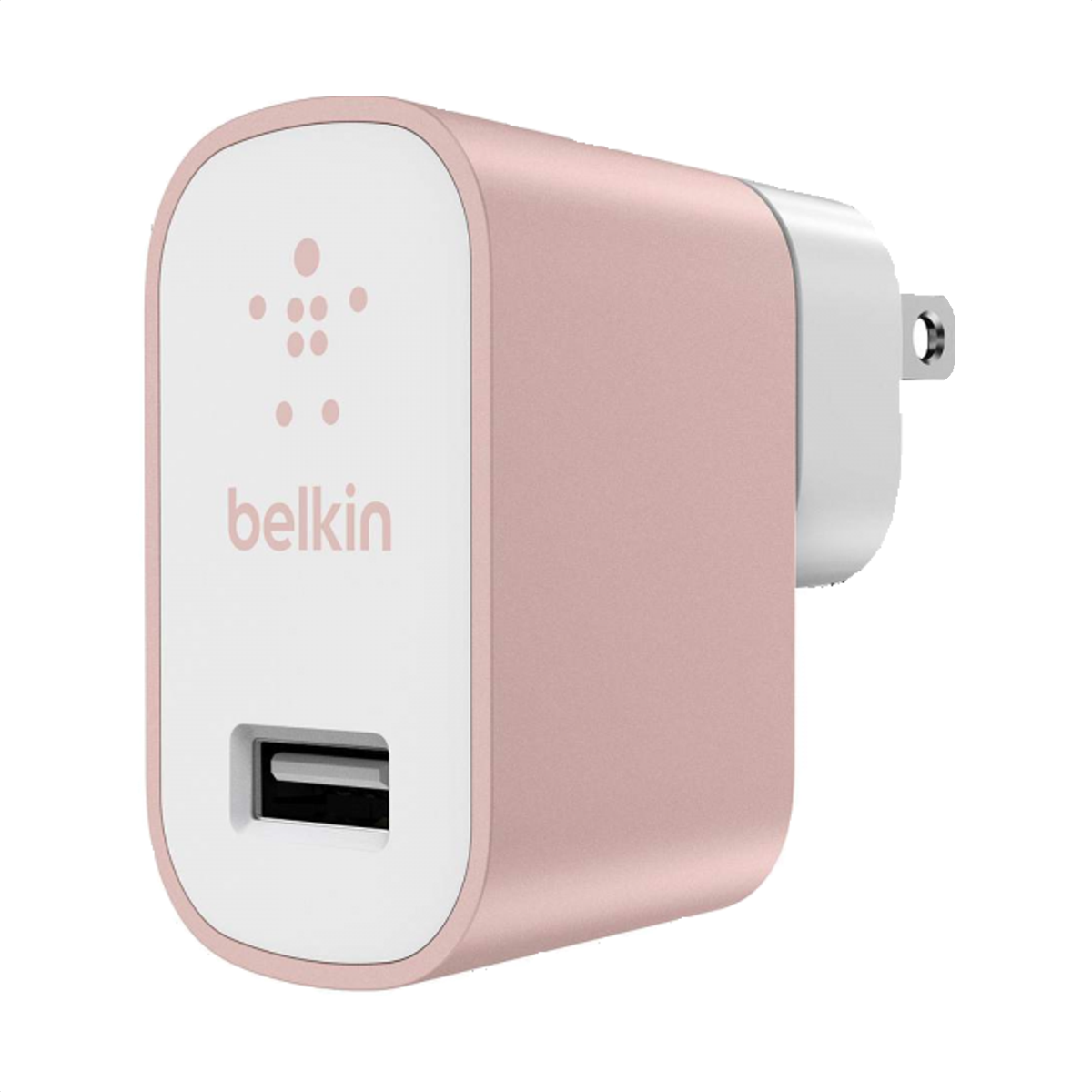 Cargador de Pared Belkin MIXIT Metálico USB-A 2.4A con Carga Rápida para Celular y Tablet