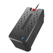 Regulador de Voltaje Automático Forza FVR-1221USB 1200VA con 8 Tomas + 2 USB AVR Protección Eléctrica