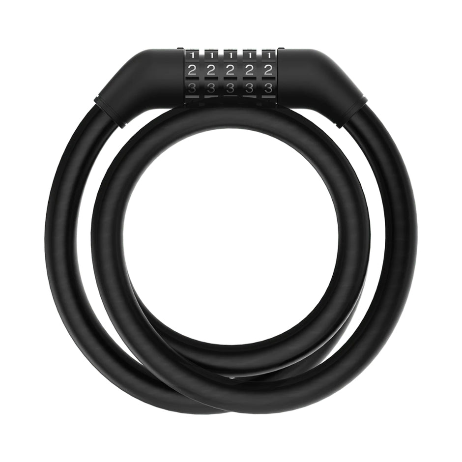 Guaya de Seguridad Xiaomi Electric Scooter Cable Lock Cable Acero 1200mm Código 5 Dígitos 1500N - Negro