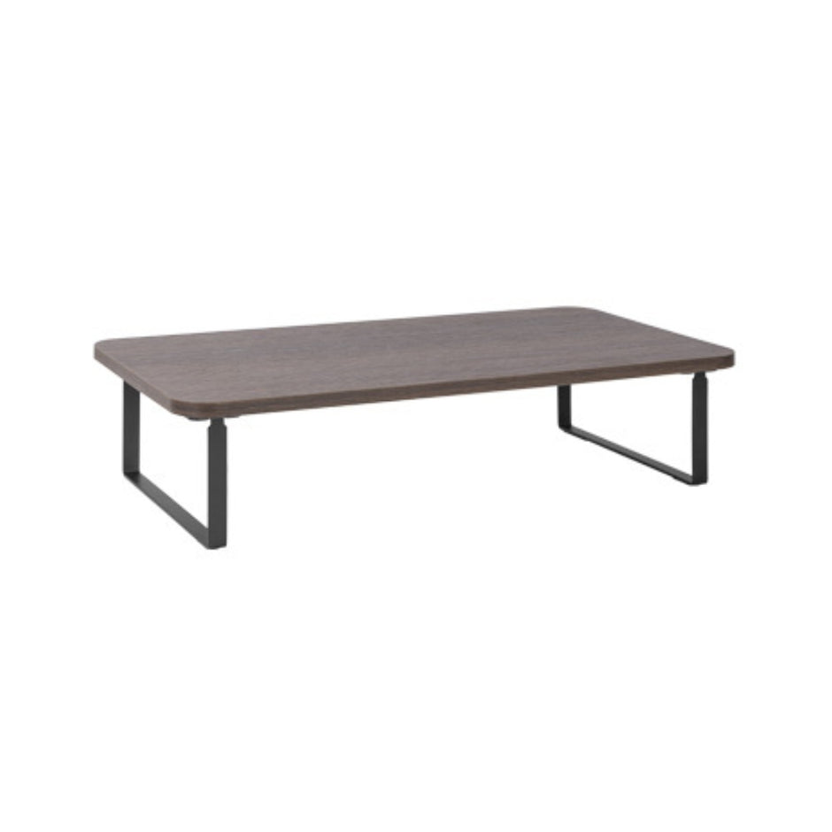 Base Eleva Monitor Techgo TDB MDF para Pantallas de 13 a 32 Pulgadas con Soporte de 20kg Cafe