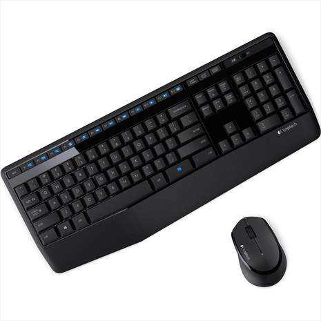 Combo Inalámbrico Teclado Multimedia Y Mouse, Logitech Mk345