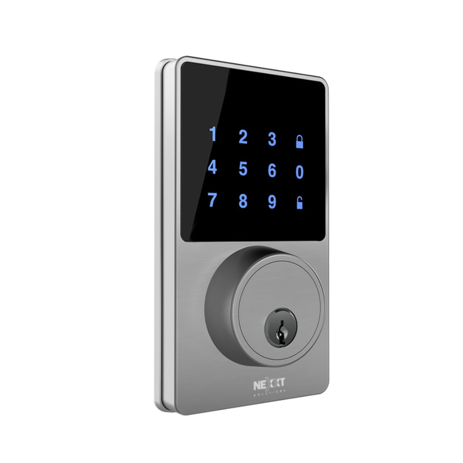 Cerradura Inteligente Nexxt NHS-D100 WiFi App Voz Alexa Google Assistant USB-C Bloqueo Automático