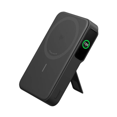 Batería Portátil Power Bank Anker MagGo 10000mAh Qi2 MagSafe/15W USB-C/27W Smart Display + Stand - Negro